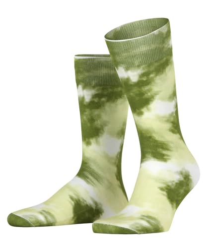 Burlington Herren Socken Cloudscape M So Baumwolle gemustert 1 Paar, Grün Matrix 7316, 40-46 von Burlington