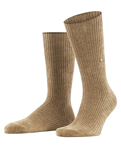 Burlington Herren Socken Country Cord Baumwolle einfarbig 1 Paar, Braun (Camel Hair 5063), 40-46 von Burlington