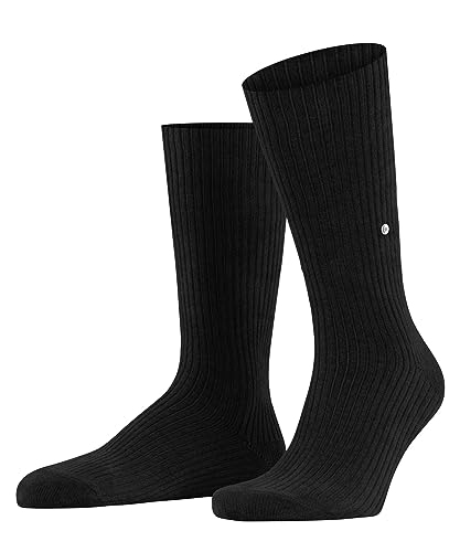 Burlington Herren Socken Country Cord M SO Baumwolle einfarbig 1 Paar, Schwarz (Black 3000), 40-46 von Burlington