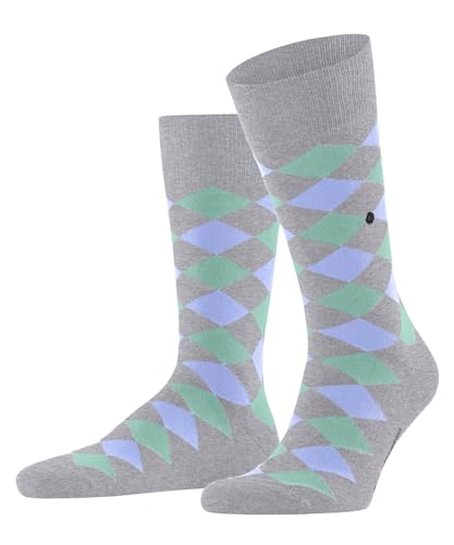 Burlington Herren Socken Danny M SO Baumwolle gemustert 1 Paar, Grau (Arctic Melange 3221), 40-46 von Burlington