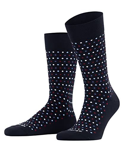 Burlington Herren Socken Dot M SO Baumwolle gemustert 1 Paar, Blau (Marine 6120), 40-46 von Burlington