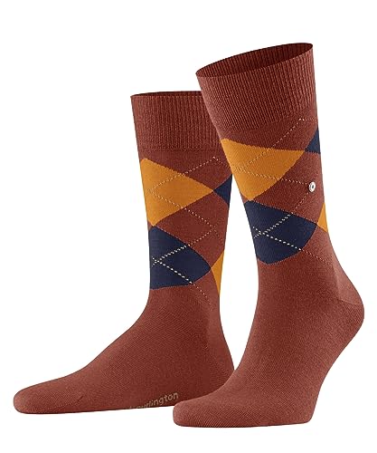 Burlington Herren Socken Edinburgh Wolle gemustert 1 Paar, Rot (Kupfer 8822), 40-46 von Burlington