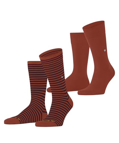 Burlington Herren Socken Everyday Stripe Mixed Multipack M So Baumwolle gemustert 2 Paar, Gelb Sunset 8038, 40-46 von Burlington