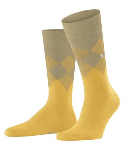 Burlington Herren Socken Hampstead M SO Baumwolle gemustert 1 Paar, Gelb (Sun 1312), 40-46 von Burlington