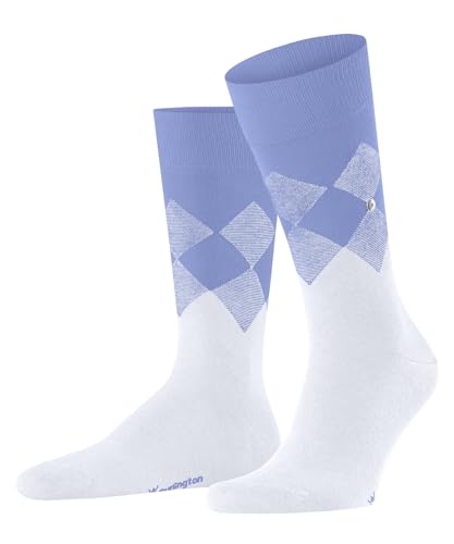 Burlington Herren Socken Hampstead M SO Baumwolle gemustert 1 Paar, Weiß (White 2000), 40-46 von Burlington