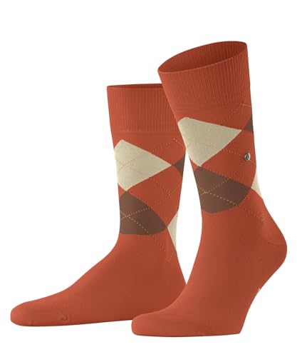 Burlington Herren Socken King M SO Baumwolle gemustert 1 Paar, Rot (Red Desert 8910) neu - umweltfreundlich, 40-46 von Burlington