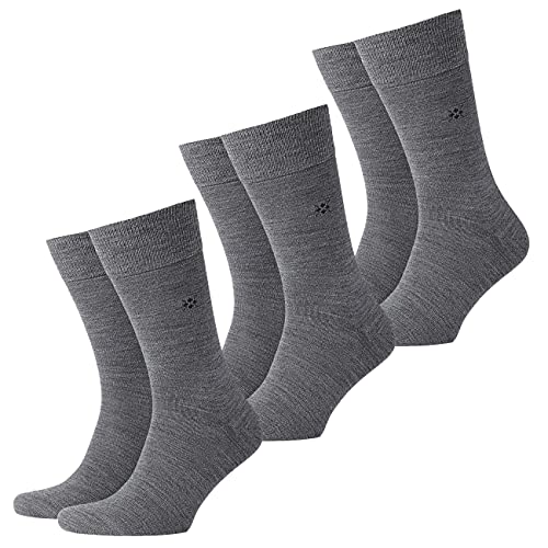 Burlington Herren Socken Leeds 2er Pack, Größe:40-46, Farbe:Dark Grey (3070) von Burlington