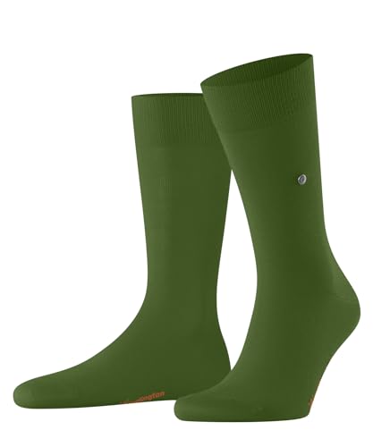 Burlington Herren Socken Lord M So Baumwolle einfarbig 1 Paar, Grün Palm Tree 7613, 40-46 von Burlington