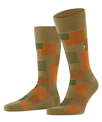 Burlington Herren Socken Mended Patch Baumwolle gemustert 1 Paar, Beige (Toffee 4670), 40-46 von Burlington