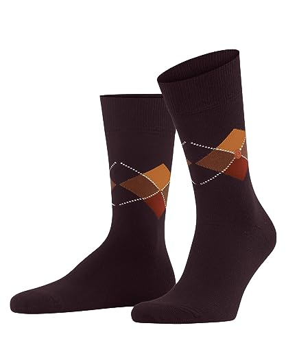 Burlington Herren Socken Multi King M SO Baumwolle gemustert 1 Paar, Rot (Claret 8375), 40-46 von Burlington