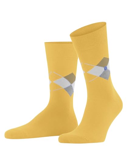 Burlington Herren Socken Multi King M SO Baumwolle gemustert 1 Paar, Gelb (Sun 1312), 40-46 von Burlington