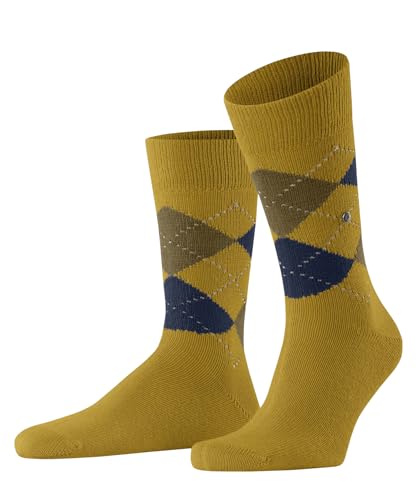 Burlington Herren Socken Preston M So weich und warm gemustert 1 Paar, Gelb Mustard 1597, 40-46 von Burlington