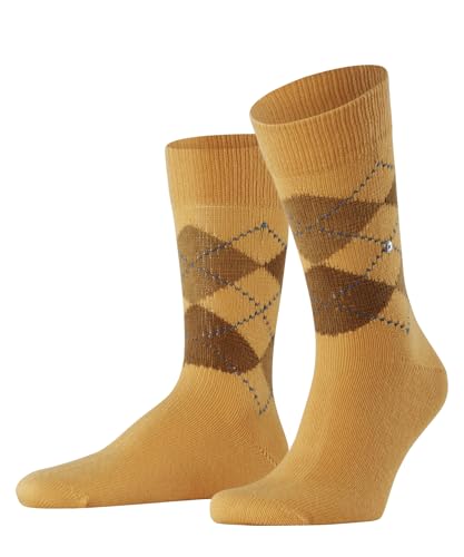 Burlington Herren Socken Preston M So weich und warm gemustert 1 Paar, Gelb Spectra Yellow 1315, 40-46 von Burlington