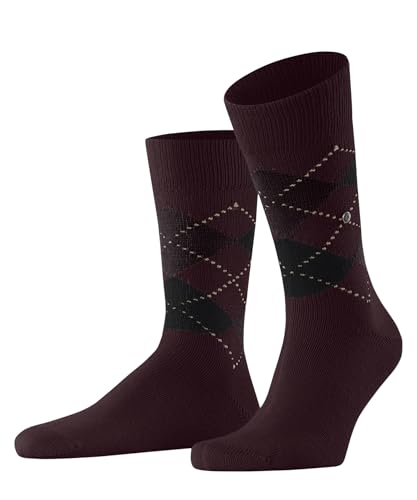 Burlington Herren Socken Preston M So weich und warm gemustert 1 Paar, Rot Berry-Chestnut 8432, 46-50 von Burlington