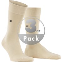 Burlington Herren Socken beige Baumwolle unifarben von Burlington