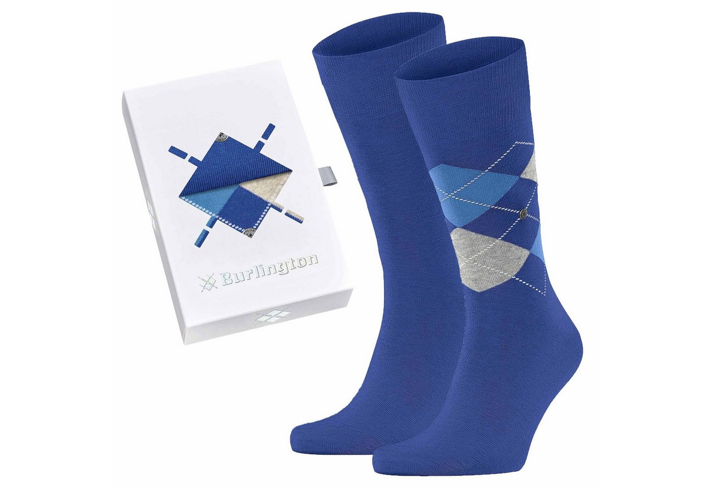 Burlington Kurzsocken Herren Socken 2er Pack Baumwolle (Packung, 2er Pack) von Burlington