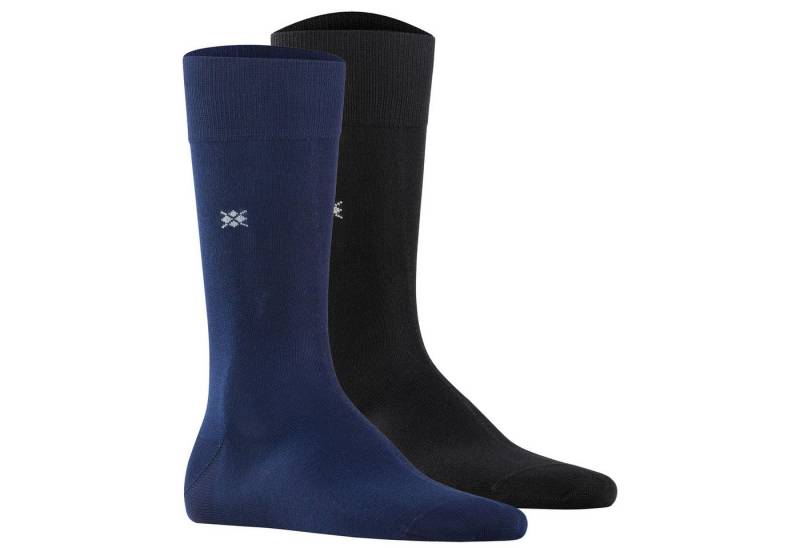 Burlington Kurzsocken Herren Socken 2er Pack Baumwolle DUBLIN SO (Packung, 2er Pack) von Burlington