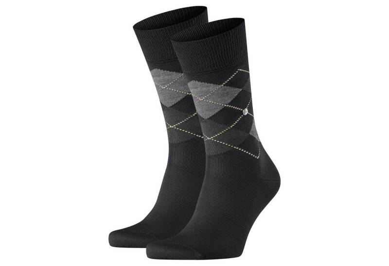 Burlington Kurzsocken Herren Socken 2er Pack Baumwolle Manchester (Packung, 2er Pack) von Burlington