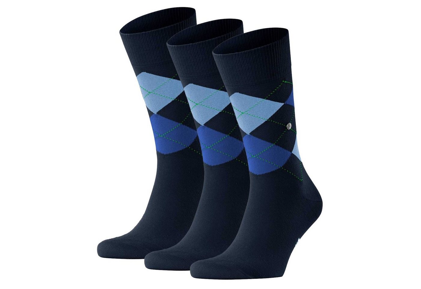 Burlington Kurzsocken Herren Socken 3er Pack - Blackpool, Baumwolle von Burlington