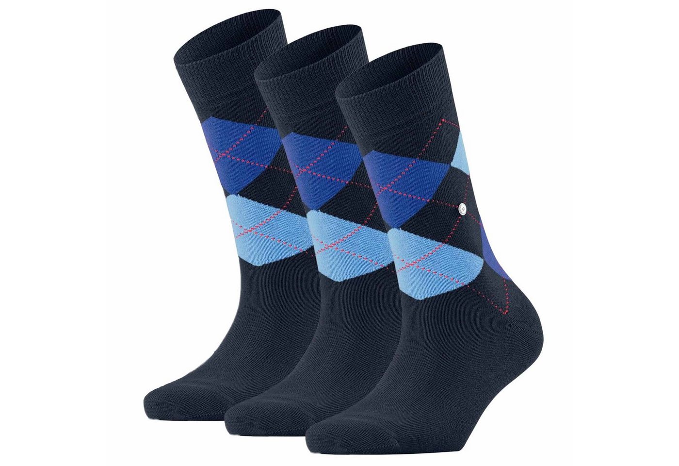 Burlington Kurzsocken Herren Socken 3er Pack - Blackpool, Baumwolle von Burlington