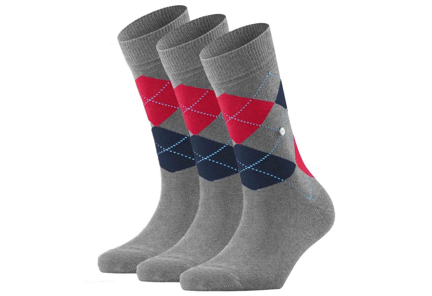 Burlington Kurzsocken Herren Socken 3er Pack - Blackpool, Baumwolle von Burlington