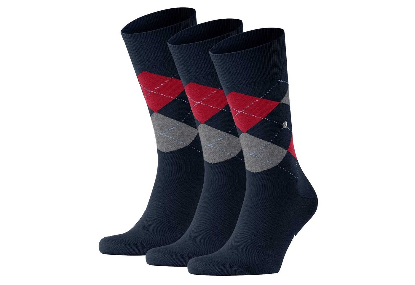 Burlington Kurzsocken Herren Socken 3er Pack - Blackpool, Baumwolle von Burlington