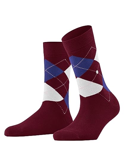 Burlington Damen Socken Queen W SO Baumwolle gemustert 1 Paar, Rot (Cranberry 8033) neu - umweltfreundlich, 41-45 von Burlington