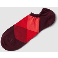 Burlington Sneakersocken mit Karomuster Modell 'Clyde' in Rot, Größe 40/46 von Burlington