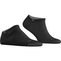 Burlington Herren Sneakersocken grau Baumwolle & Mix unifarben von Burlington