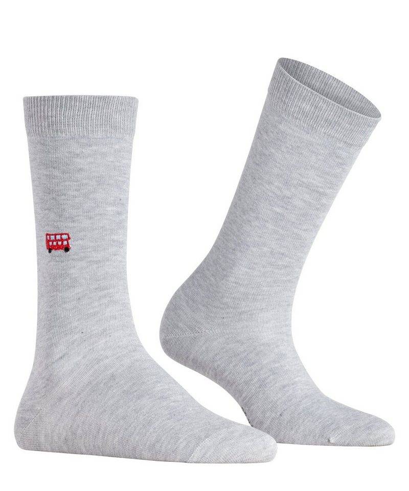 Burlington Socken Brit Style (1-Paar) mit britischem Stickmotiv von Burlington