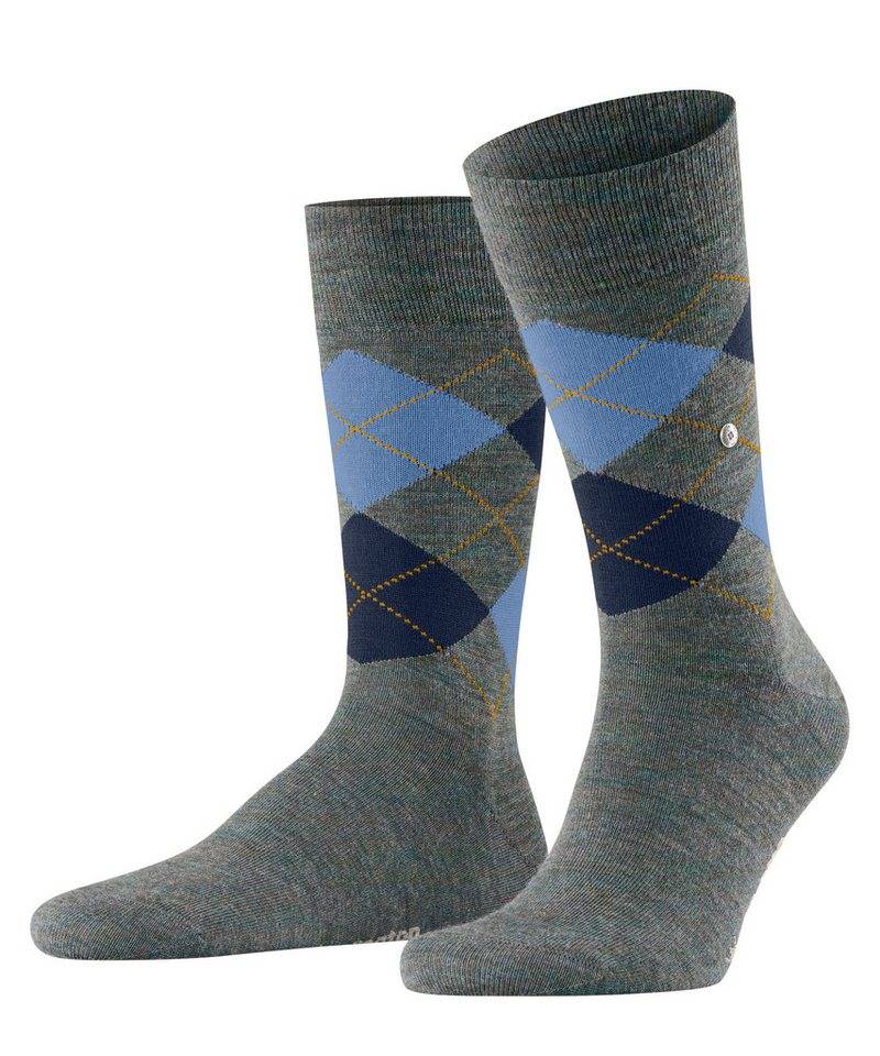 Burlington Socken Edinburgh Melange (1-Paar) mit wärmender Schurwolle von Burlington