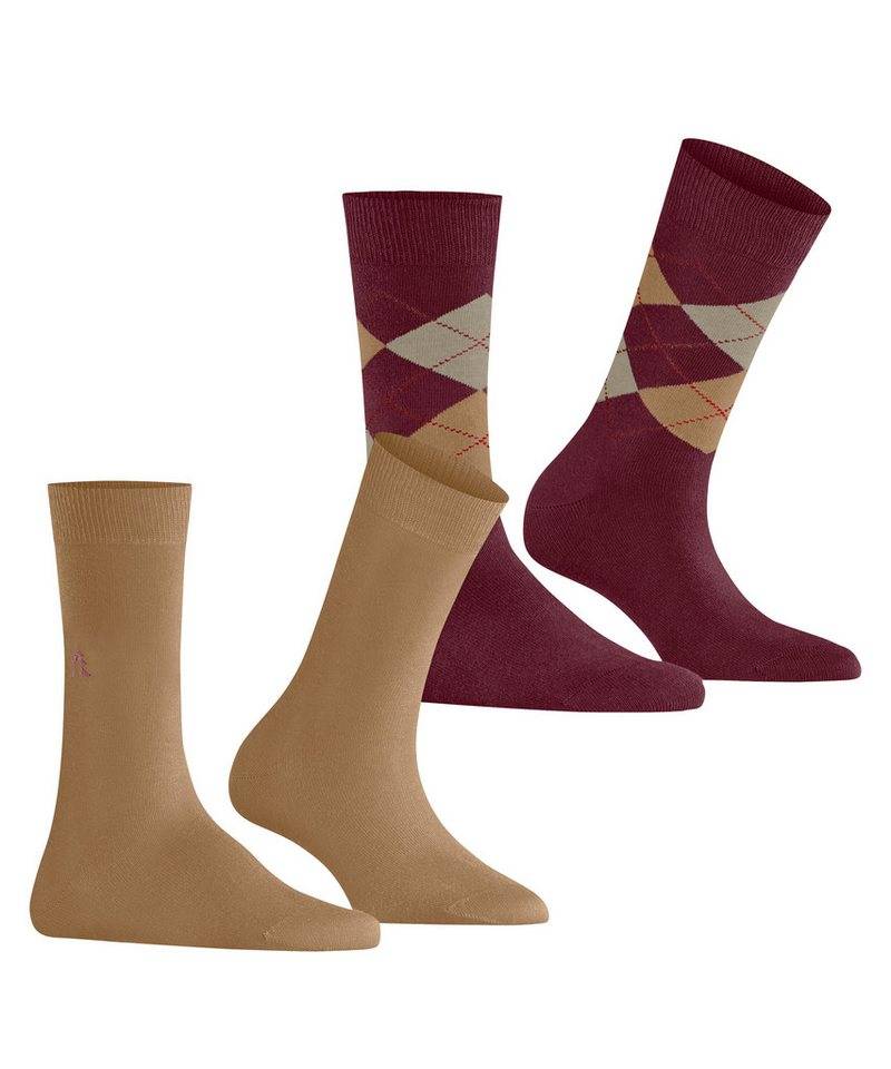 Burlington Socken Everyday X-Mas 2-Pack (2-Paar) mit Burlington-Clip von Burlington
