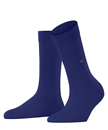Burlington Damen Lady Socken atmungsaktiv nachhaltig biologische Baumwolle verstärkt flache Naht druckfreie Fußspitze komfortabel einfarbig Business Alltag ONE-SIZE-FITS-ALL als Geschenk 1 Paar von Burlington