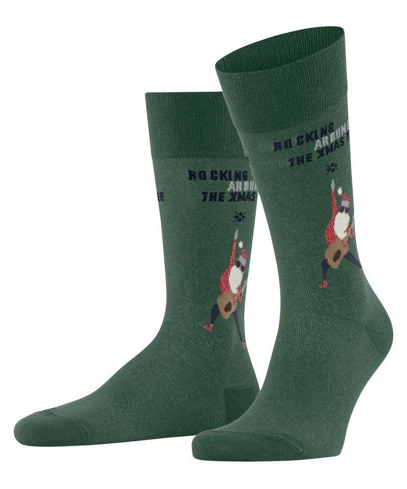 Burlington Socken Rocking X-Mas (1-Paar) mit flauschigen Elementen von Burlington