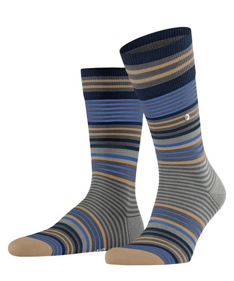 Burlington Socken Stripe (1-Paar) mit hohem Schurwoll-Anteil von Burlington
