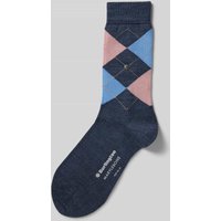 Burlington Socken aus Schurwoll-Mix Modell 'Marylebone' in Blau, Größe 36-41 Burlington Socken aus Schurwoll-Mix Modell 'Marylebone' in Blau, Größe 36-41 von Burlington