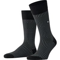 Burlington Socken aus einem Baumwoll-Mix mit grafischem Muster in 46 von Burlington