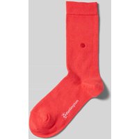 Burlington Socken in unifarbenem Design Modell 'LADY' in Rot, Größe 36-41 von Burlington