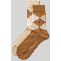 Burlington Socken mit Argyle-Stitching Modell 'Everyday' im 2er-Pack in Beige, Größe 36-41 Burlington Socken mit Argyle-Stitching Modell 'Everyday' im 2er-Pack in Beige, Größe 36-41 von Burlington