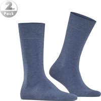 Burlington Herren Socken blau Baumwolle & Mix unifarben von Burlington