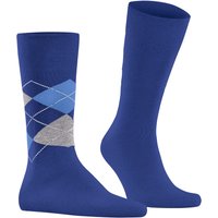 Burlington Herren Socken blau Baumwolle & Mix Gemustert von Burlington