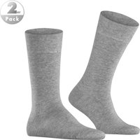 Burlington Herren Socken grau Baumwolle & Mix unifarben von Burlington