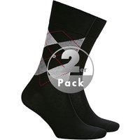 Burlington Herren Socken schwarz Baumwolle & Mix Gemustert von Burlington