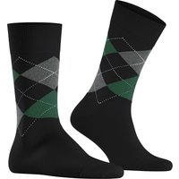 Burlington Herren Socken schwarz Baumwolle Gemustert von Burlington