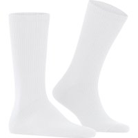 Burlington Herren Socken weiß Baumwolle unifarben von Burlington