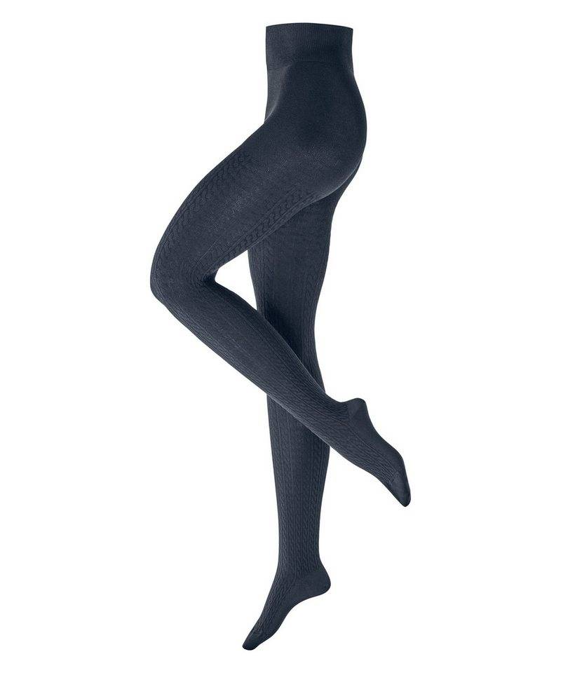 Burlington Strickstrumpfhose Cosy Cottage (1 St) mit klassischem Zopfmuster von Burlington