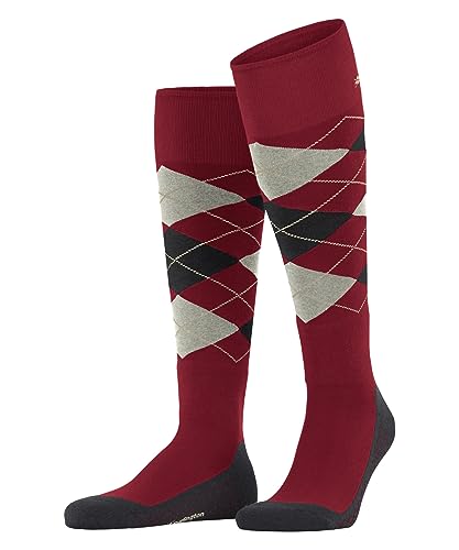 Burlington Unisex Kniestrümpfe Rider Boy U KH Baumwolle Antiblasen 1 Paar, Rosa (Red Pepper 8074), 40-46 von Burlington