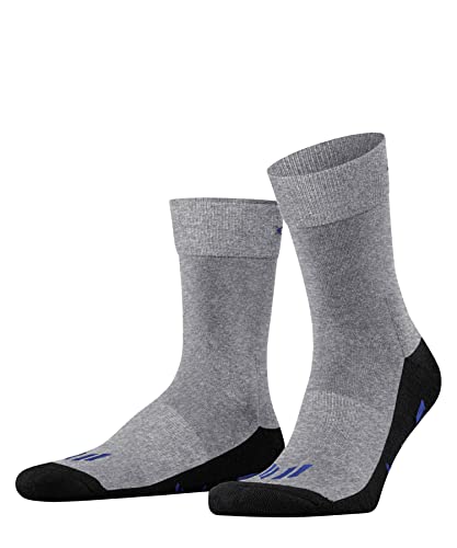 Burlington Unisex Laufsocken Running M SO Weich atmungsaktiv schnelltrocknend Antiblasen 1 Paar, Grau (Light Grey Melange 3775), 40-46 von Burlington