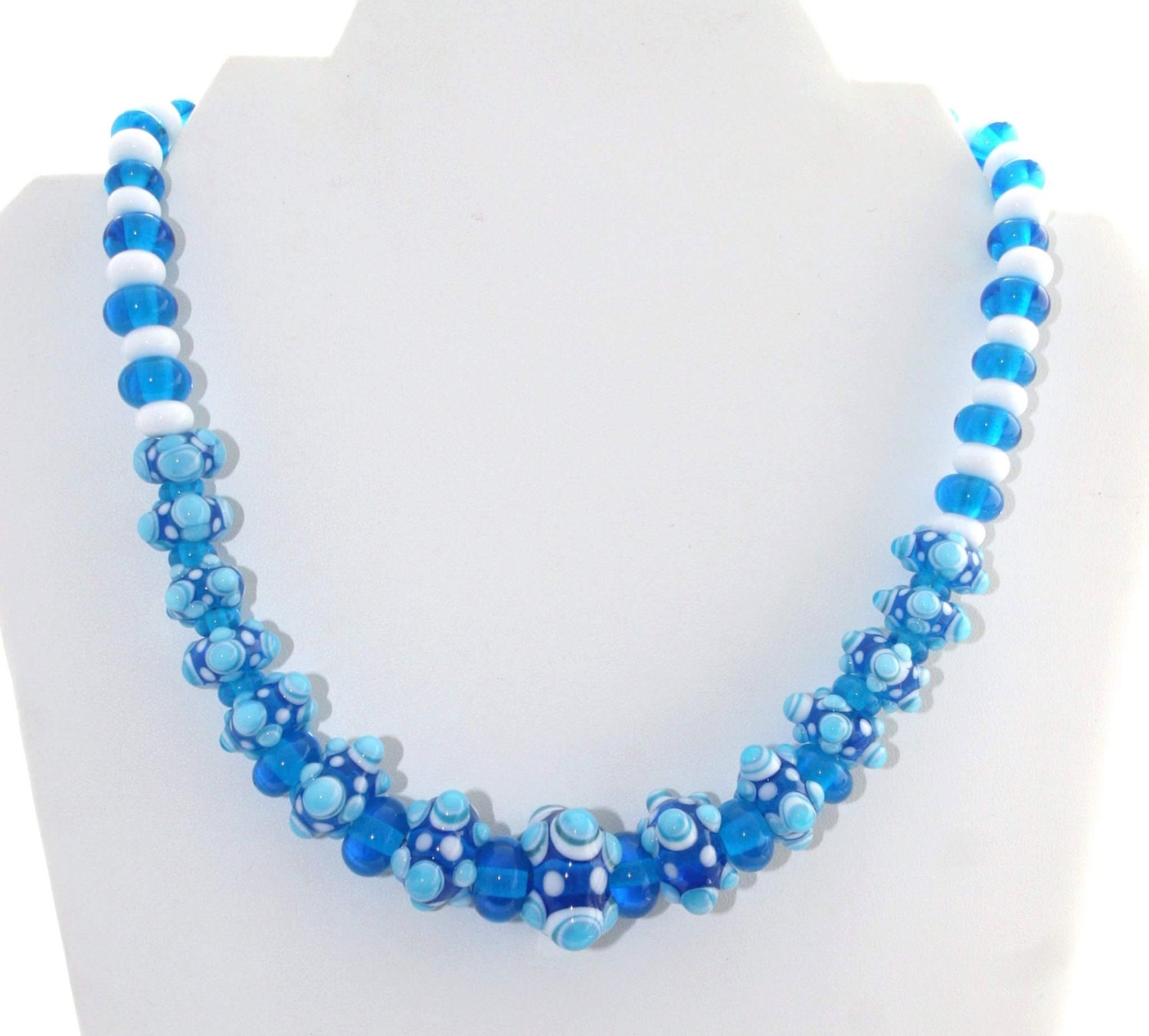 Raupen Halskette, Türkis Lampwork Perle High-End-Schmuck, Brautschmuck, Feinen Schmuck, Glasperlen, Handgefertigt Raupen Halskette, Türkis Lampwork Perle High-End-Schmuck, Brautschmuck, Feinen Schmuck, Glasperlen, Handgefertigt von BurninBeads