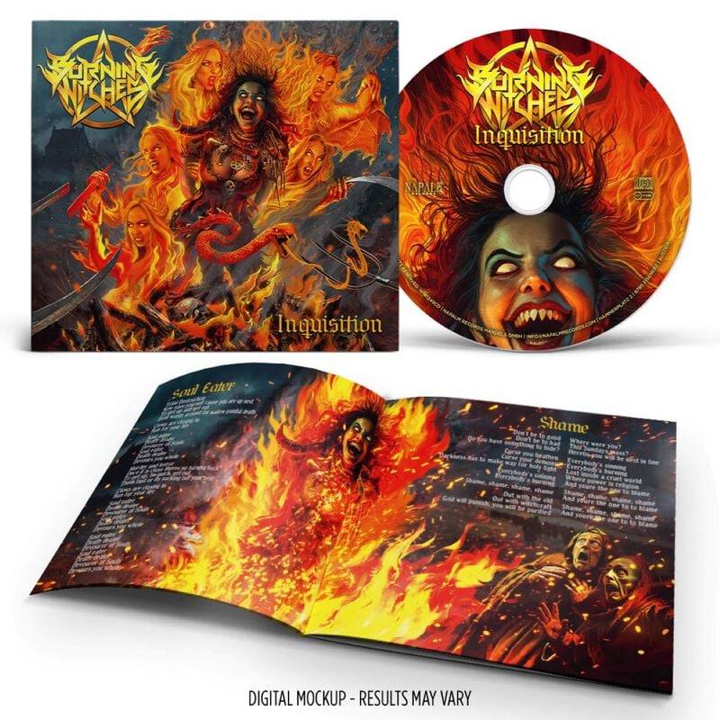 Burning Witches Inquisition CD multicolor von Burning Witches